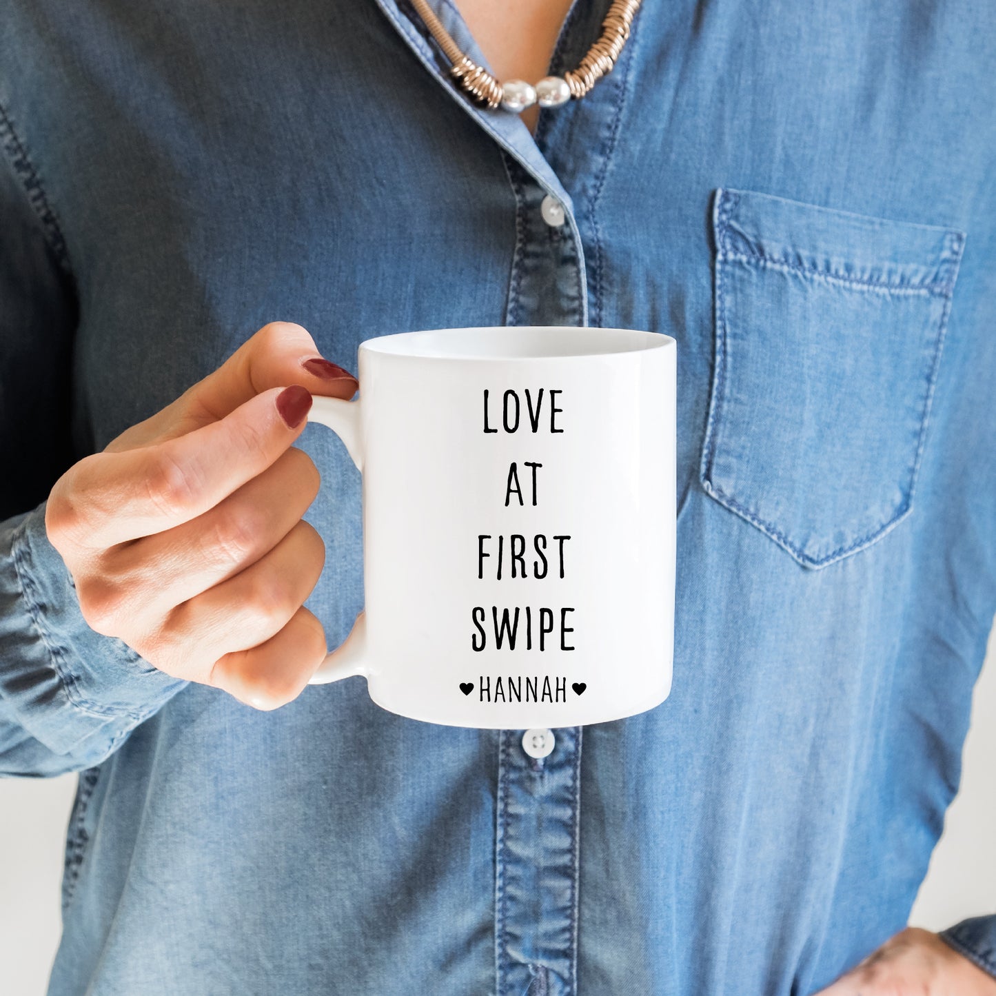 Love at First Swipe Mug