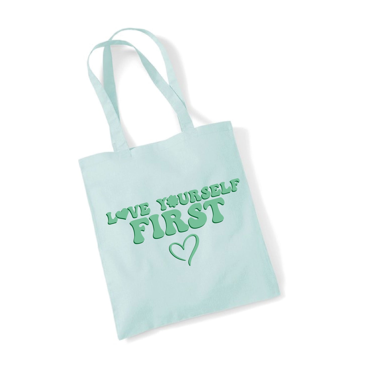 Love Yourself First Cotton Shopping Bag