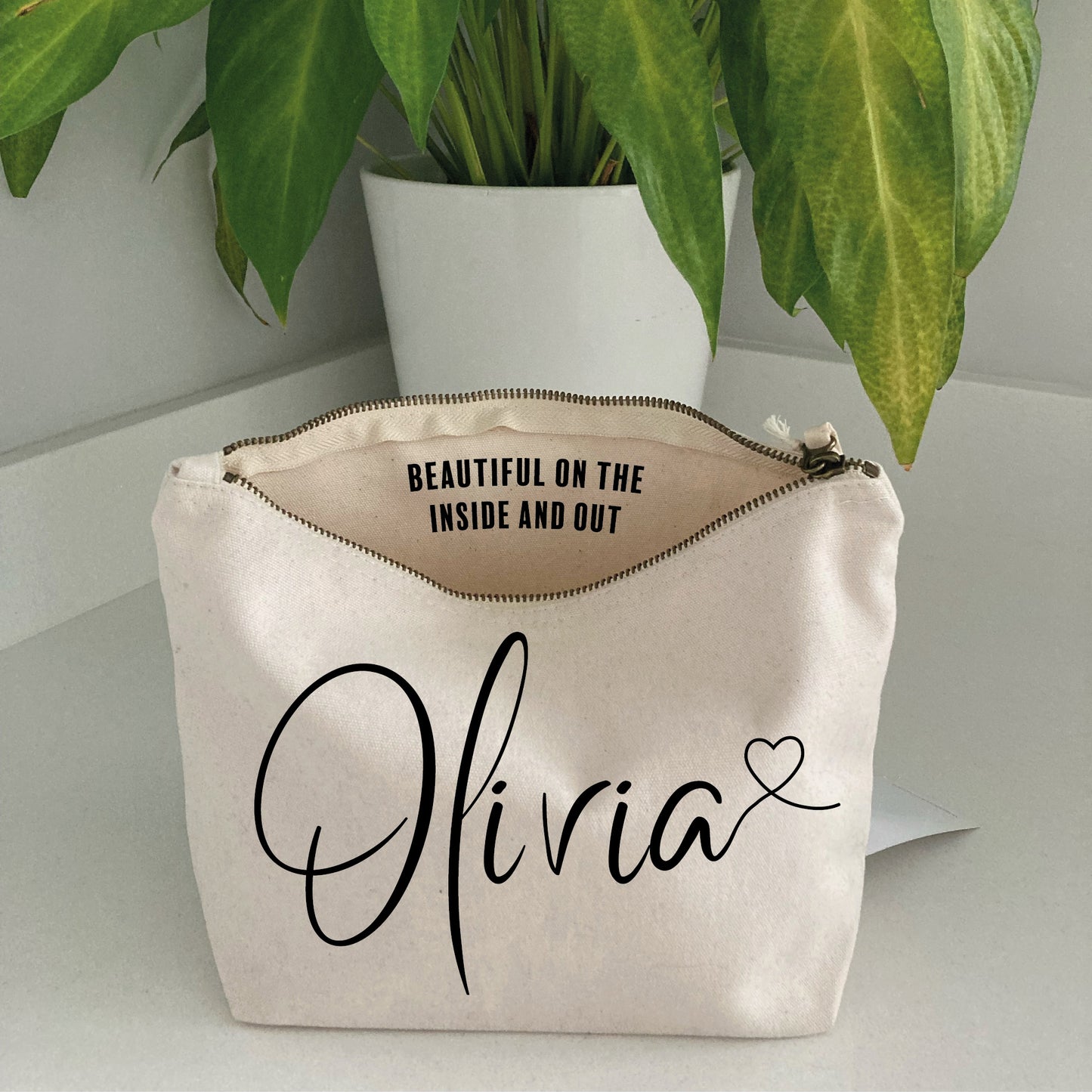 Accessory bag Personalised with Name & Secret Message
